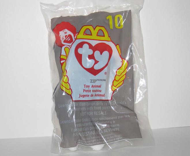 1998 McDonalds - #10 Zip - Teenie Beanie